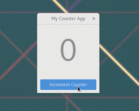 Gtk3 counter app
